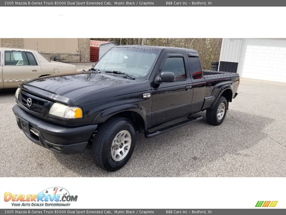 Mystic Black 2005 Mazda B-Series Truck B3000 Dual Sport Extended Cab Photo #19