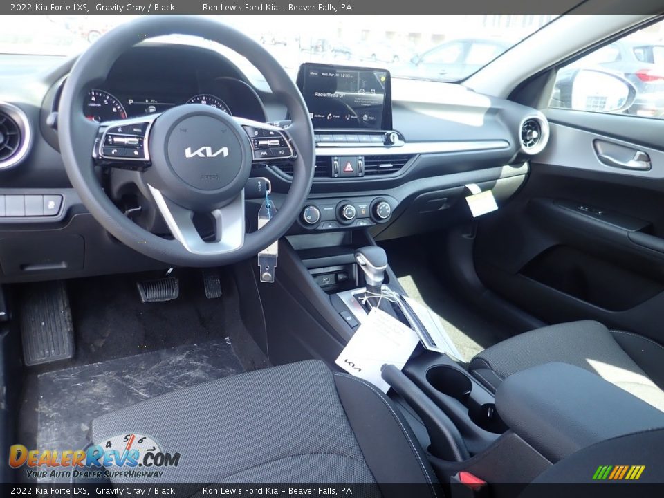 Black Interior - 2022 Kia Forte LXS Photo #14