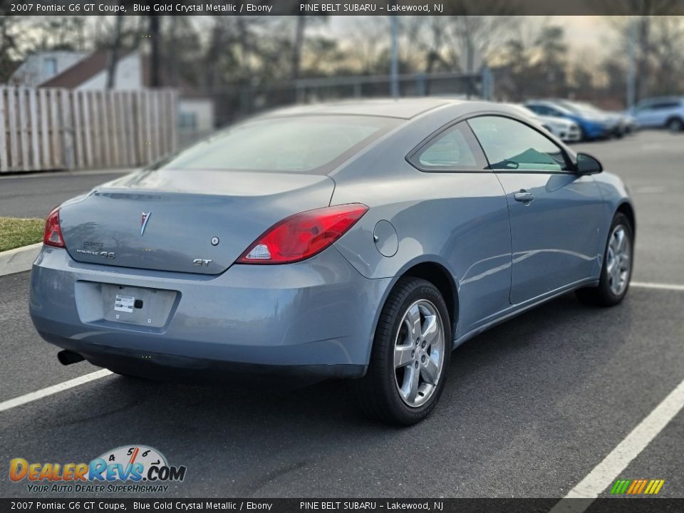 2007 Pontiac G6 GT Coupe Blue Gold Crystal Metallic / Ebony Photo #3