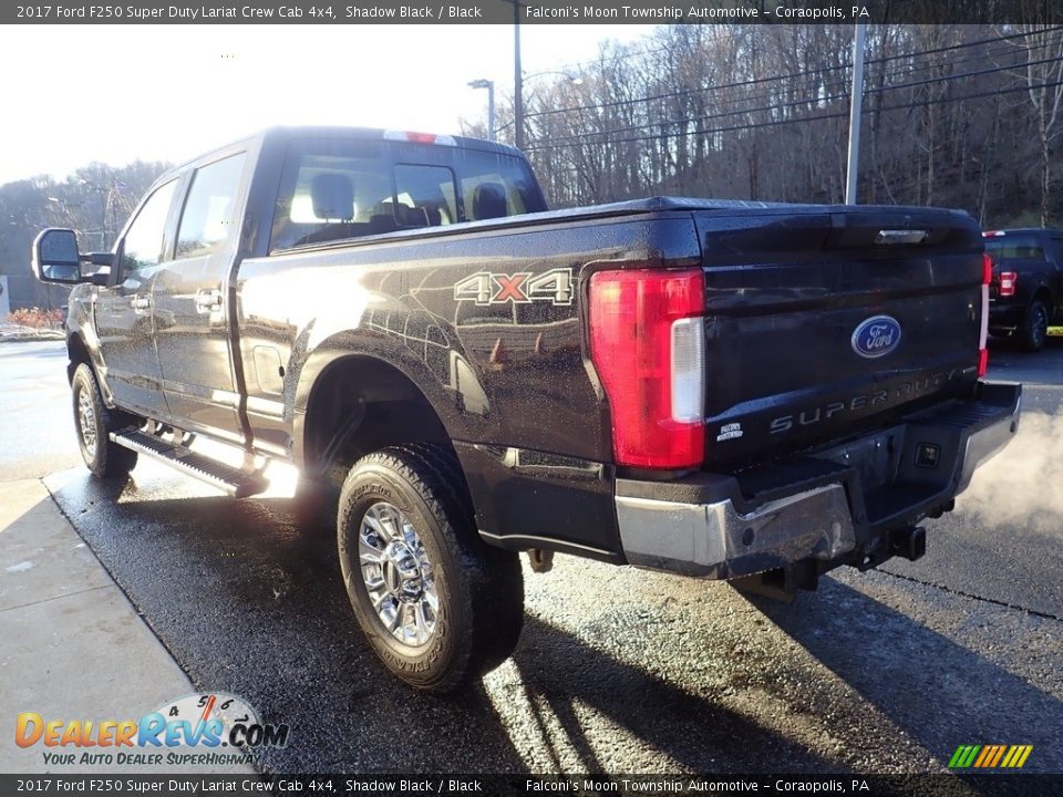 2017 Ford F250 Super Duty Lariat Crew Cab 4x4 Shadow Black / Black Photo #4