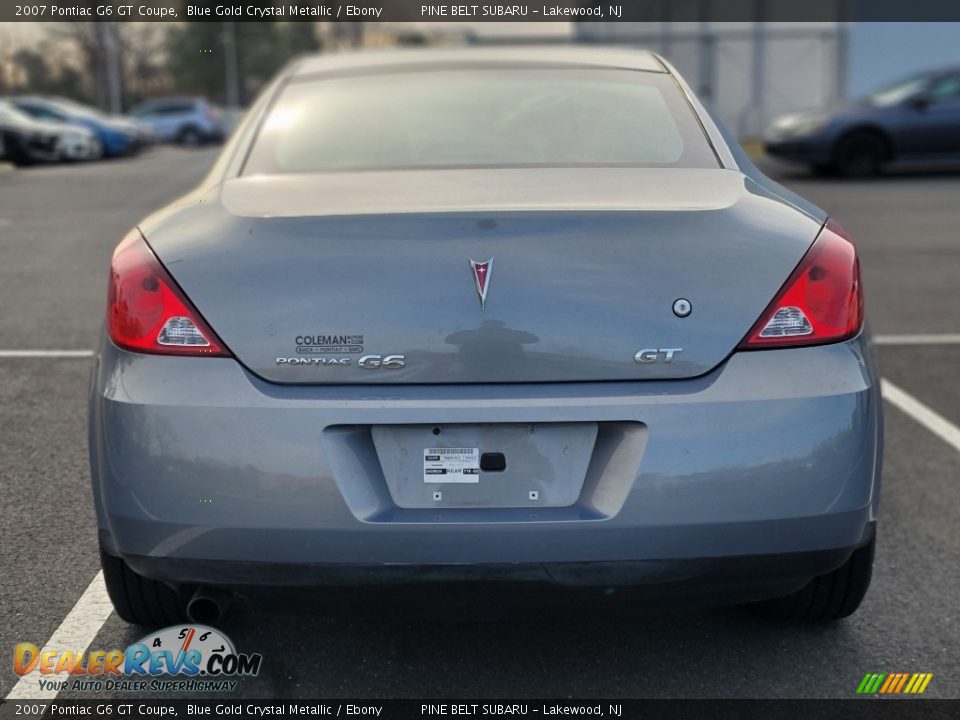 2007 Pontiac G6 GT Coupe Blue Gold Crystal Metallic / Ebony Photo #4