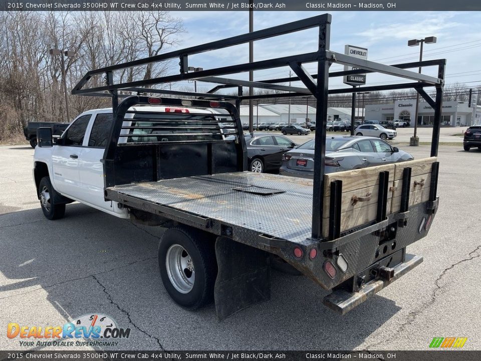 2015 Chevrolet Silverado 3500HD WT Crew Cab 4x4 Utility Summit White / Jet Black/Dark Ash Photo #3