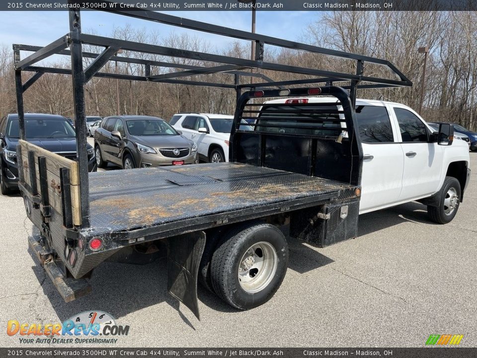 2015 Chevrolet Silverado 3500HD WT Crew Cab 4x4 Utility Summit White / Jet Black/Dark Ash Photo #4