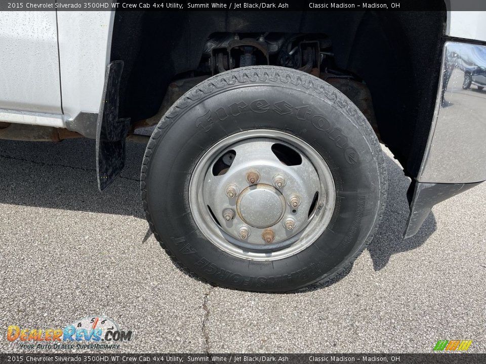 2015 Chevrolet Silverado 3500HD WT Crew Cab 4x4 Utility Summit White / Jet Black/Dark Ash Photo #6