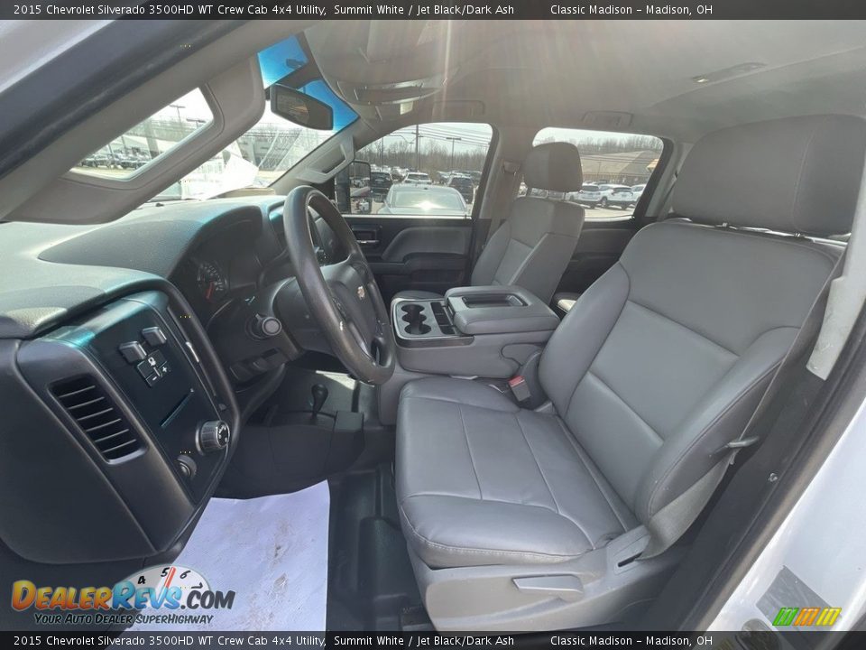 2015 Chevrolet Silverado 3500HD WT Crew Cab 4x4 Utility Summit White / Jet Black/Dark Ash Photo #7