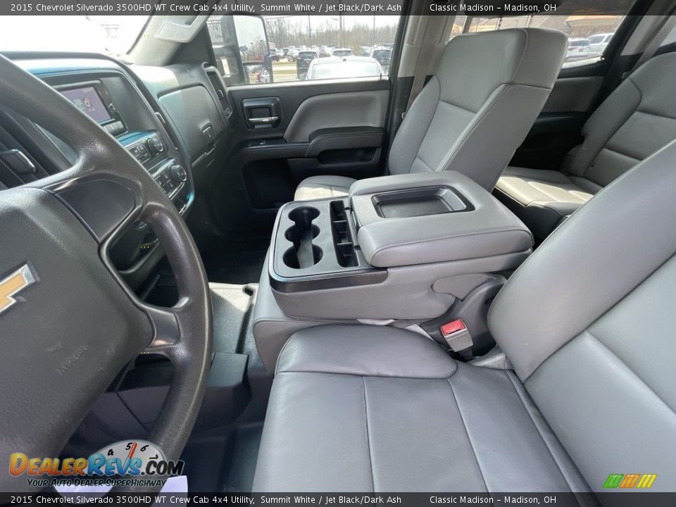 2015 Chevrolet Silverado 3500HD WT Crew Cab 4x4 Utility Summit White / Jet Black/Dark Ash Photo #15