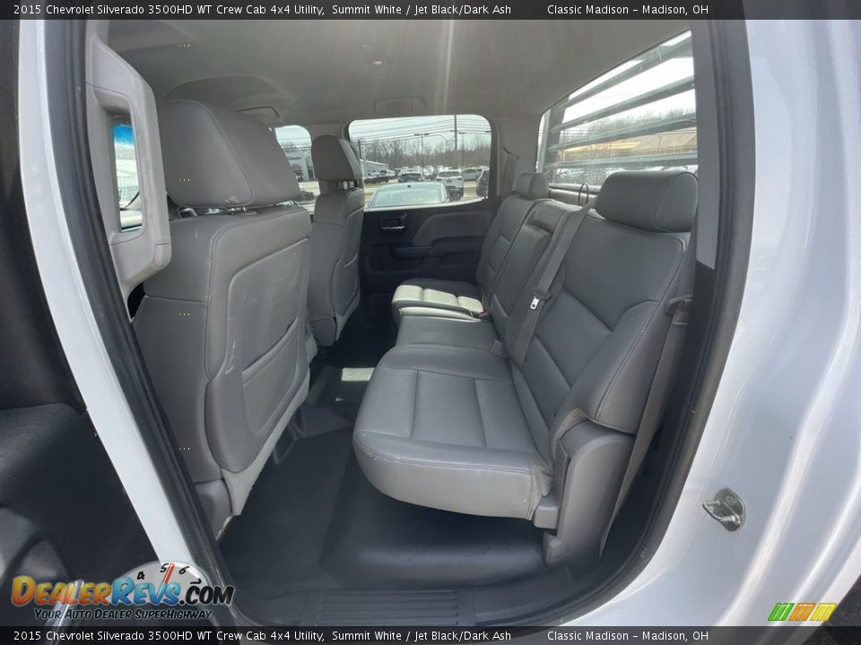 2015 Chevrolet Silverado 3500HD WT Crew Cab 4x4 Utility Summit White / Jet Black/Dark Ash Photo #16