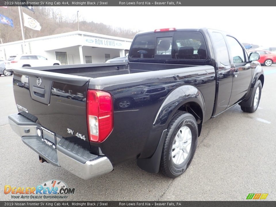 2019 Nissan Frontier SV King Cab 4x4 Midnight Black / Steel Photo #2