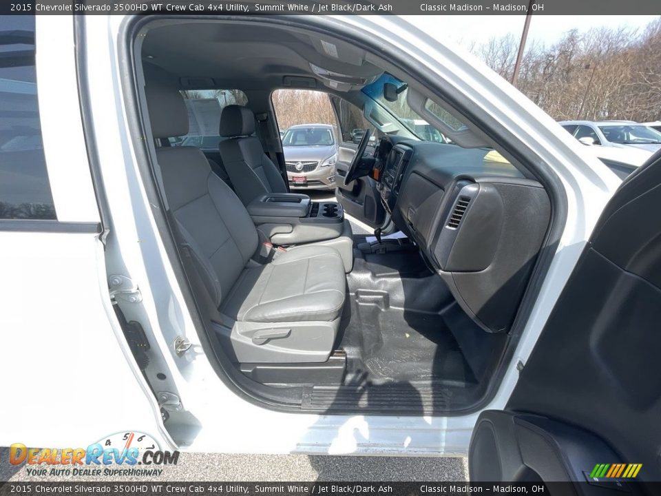2015 Chevrolet Silverado 3500HD WT Crew Cab 4x4 Utility Summit White / Jet Black/Dark Ash Photo #18