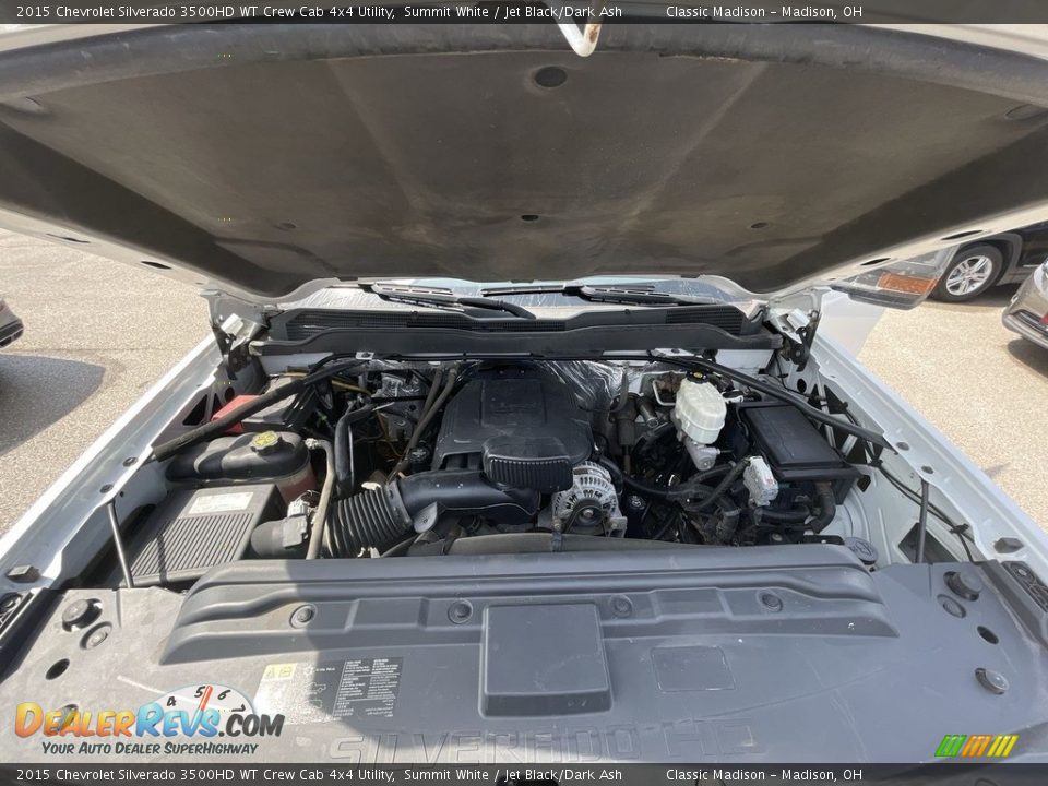 2015 Chevrolet Silverado 3500HD WT Crew Cab 4x4 Utility Summit White / Jet Black/Dark Ash Photo #19
