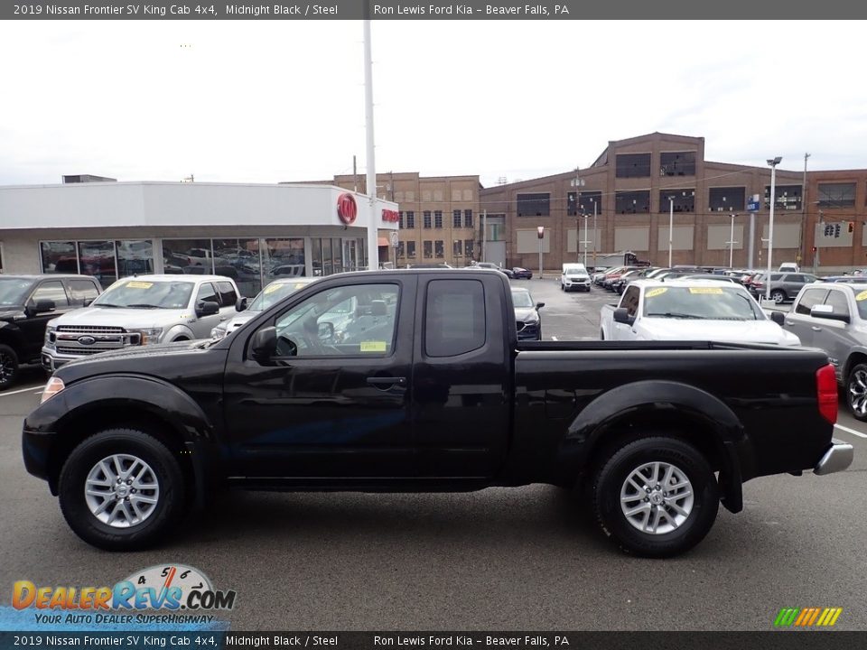 2019 Nissan Frontier SV King Cab 4x4 Midnight Black / Steel Photo #5