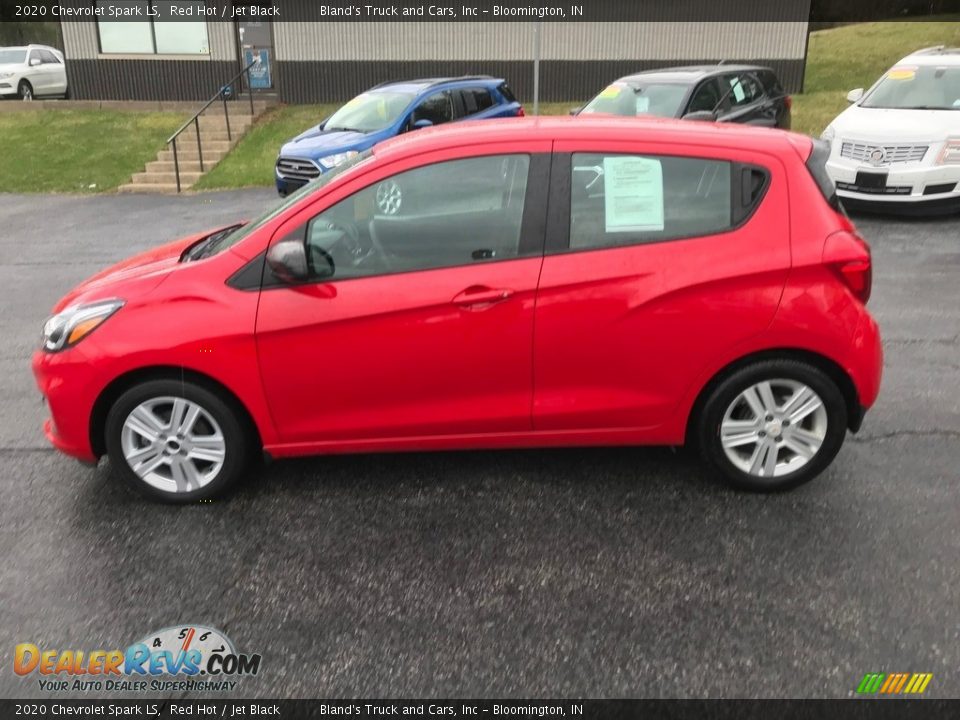 2020 Chevrolet Spark LS Red Hot / Jet Black Photo #1