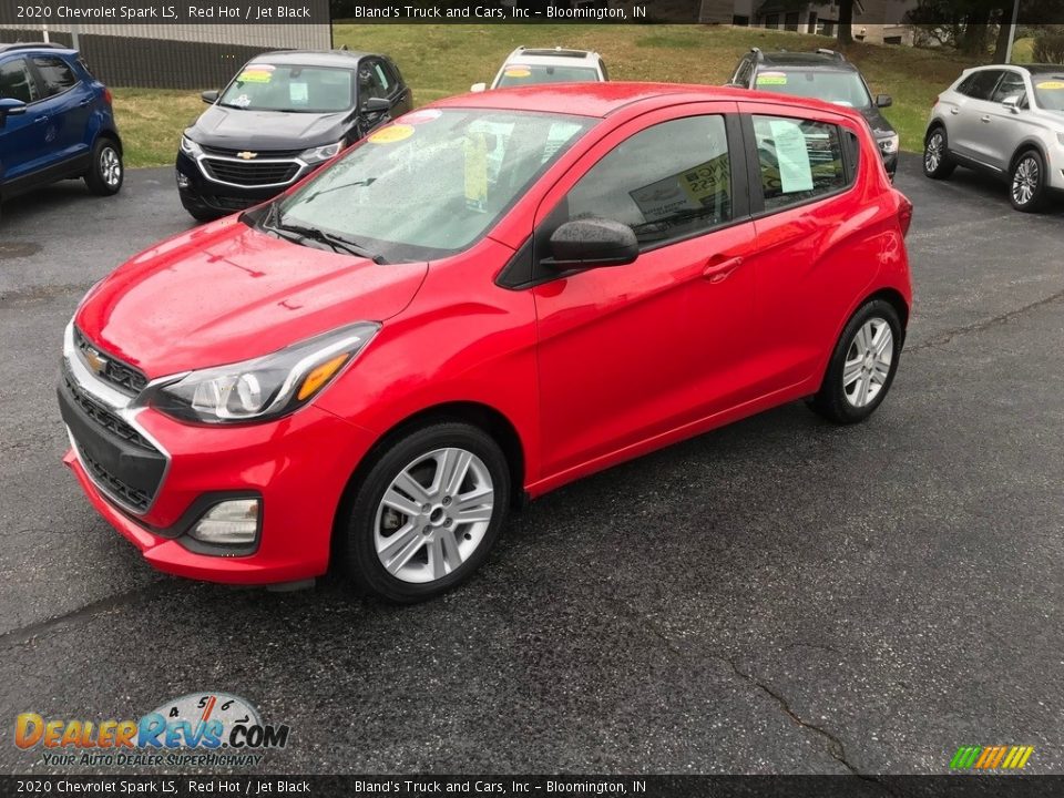 2020 Chevrolet Spark LS Red Hot / Jet Black Photo #2