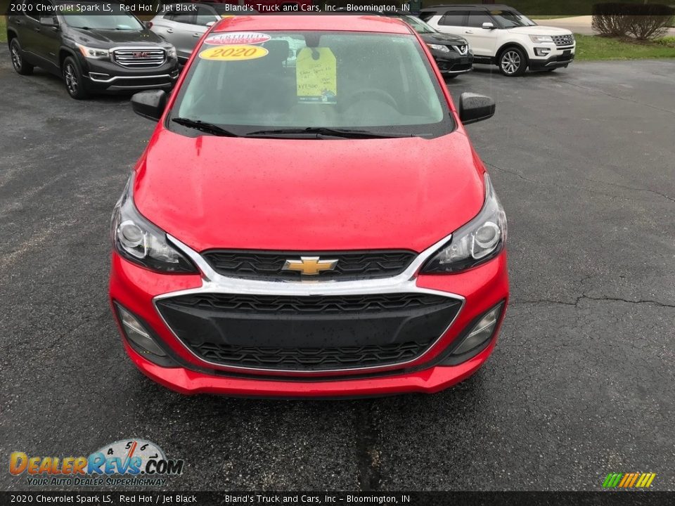 2020 Chevrolet Spark LS Red Hot / Jet Black Photo #3