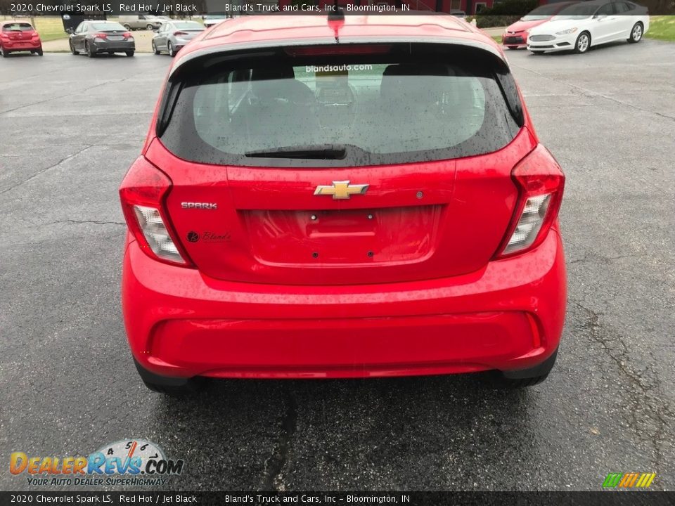 2020 Chevrolet Spark LS Red Hot / Jet Black Photo #7