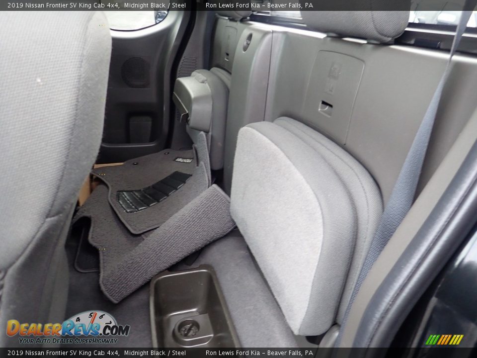 Rear Seat of 2019 Nissan Frontier SV King Cab 4x4 Photo #14
