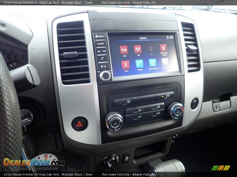 2019 Nissan Frontier SV King Cab 4x4 Midnight Black / Steel Photo #17