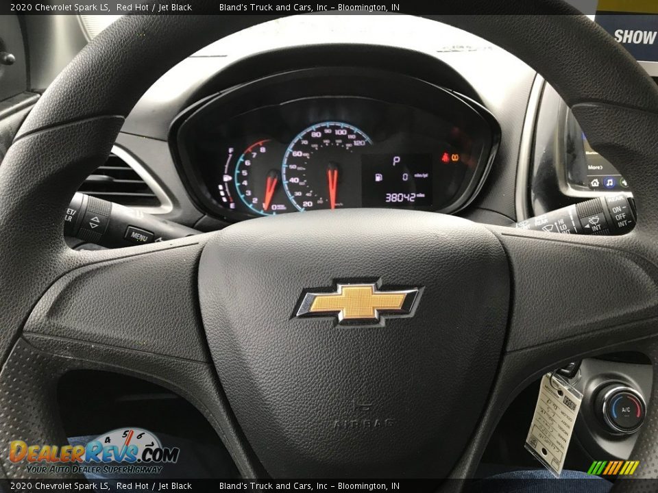 2020 Chevrolet Spark LS Red Hot / Jet Black Photo #12