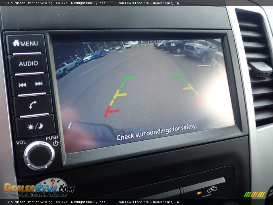 2019 Nissan Frontier SV King Cab 4x4 Midnight Black / Steel Photo #20
