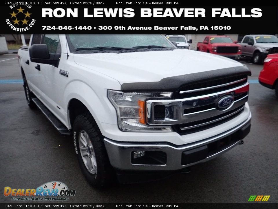 2020 Ford F150 XLT SuperCrew 4x4 Oxford White / Black Photo #1