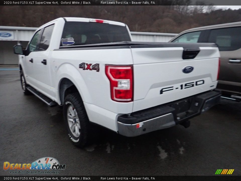 2020 Ford F150 XLT SuperCrew 4x4 Oxford White / Black Photo #4