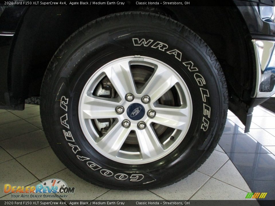 2020 Ford F150 XLT SuperCrew 4x4 Agate Black / Medium Earth Gray Photo #5