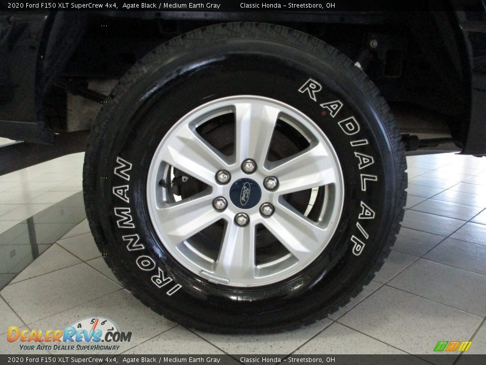 2020 Ford F150 XLT SuperCrew 4x4 Agate Black / Medium Earth Gray Photo #6