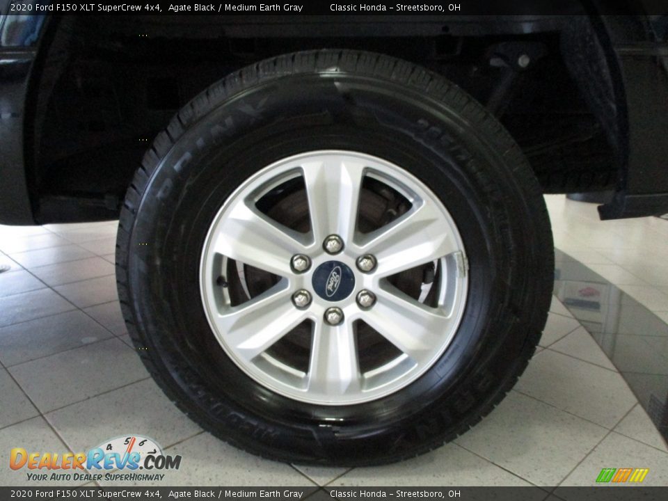 2020 Ford F150 XLT SuperCrew 4x4 Agate Black / Medium Earth Gray Photo #11