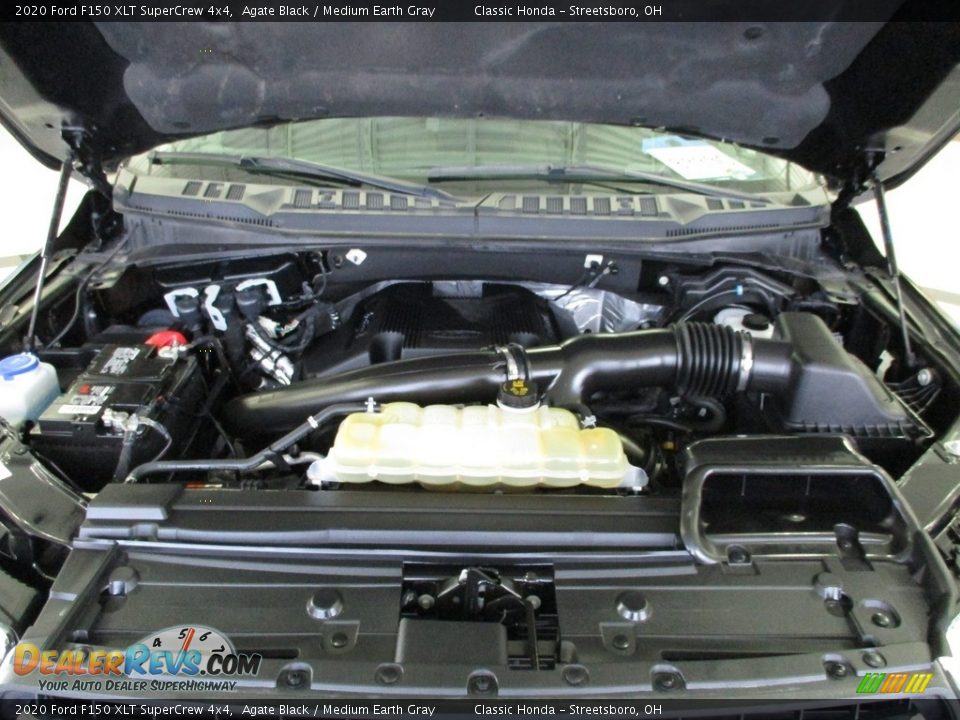2020 Ford F150 XLT SuperCrew 4x4 Agate Black / Medium Earth Gray Photo #15