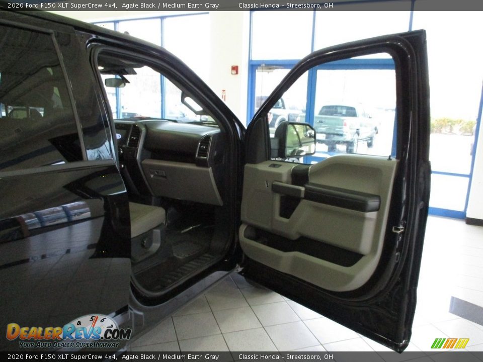 2020 Ford F150 XLT SuperCrew 4x4 Agate Black / Medium Earth Gray Photo #16
