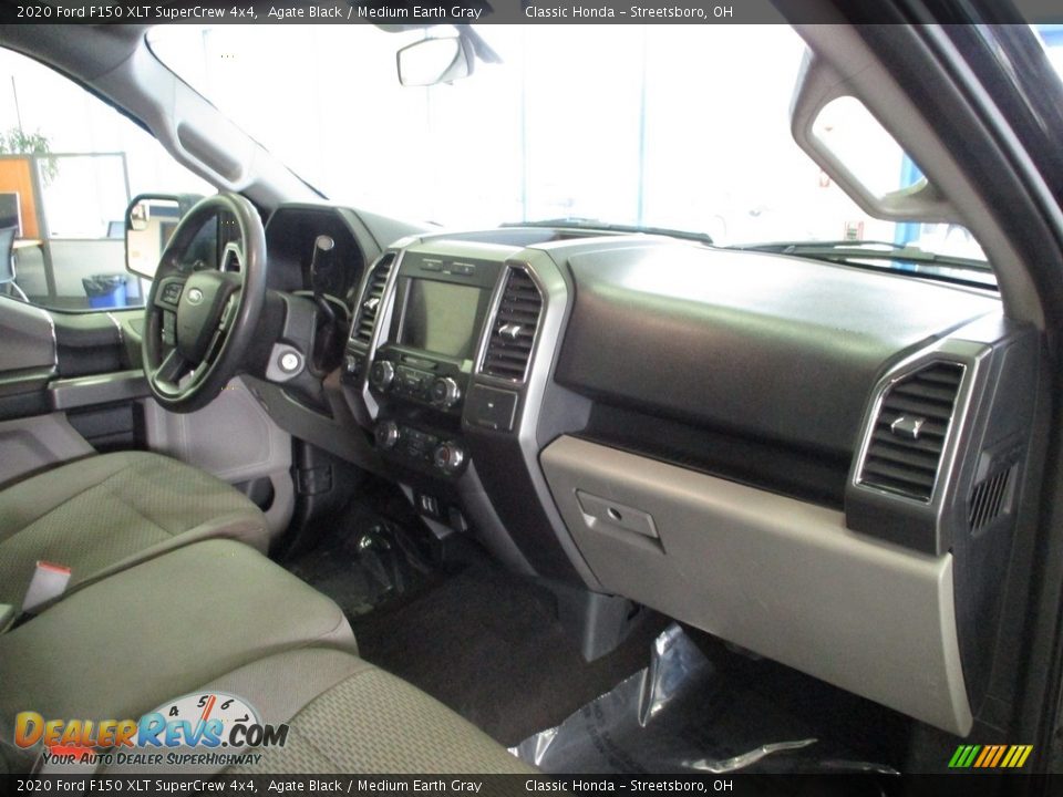 2020 Ford F150 XLT SuperCrew 4x4 Agate Black / Medium Earth Gray Photo #19