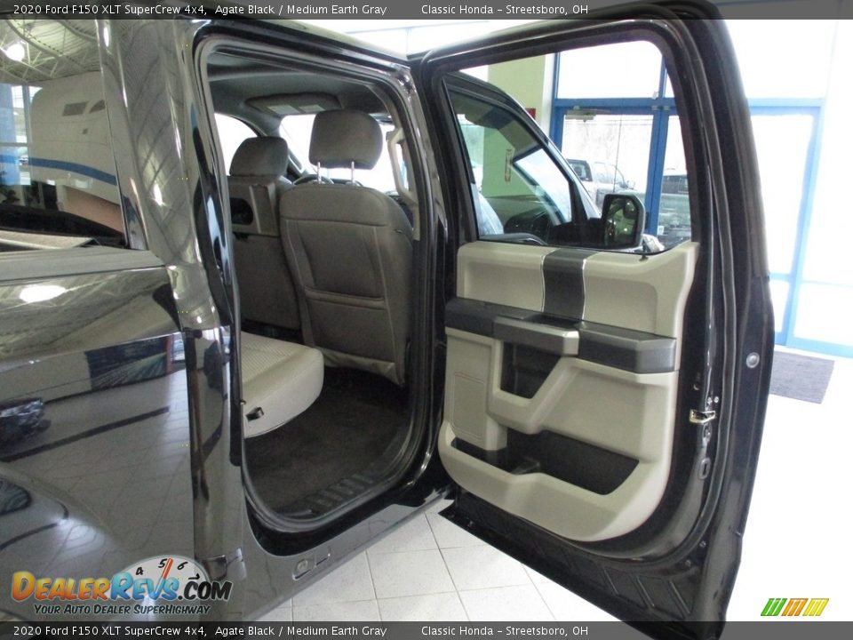 2020 Ford F150 XLT SuperCrew 4x4 Agate Black / Medium Earth Gray Photo #20