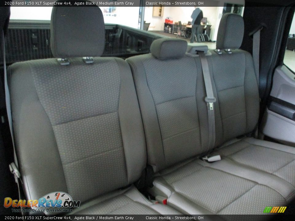 2020 Ford F150 XLT SuperCrew 4x4 Agate Black / Medium Earth Gray Photo #22