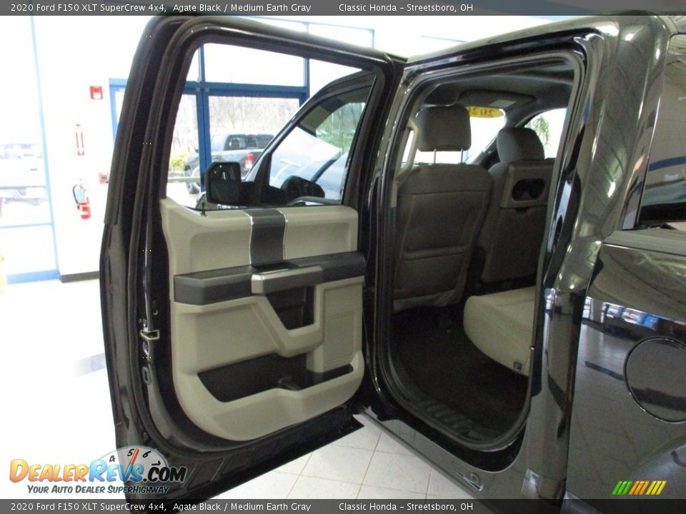 2020 Ford F150 XLT SuperCrew 4x4 Agate Black / Medium Earth Gray Photo #23