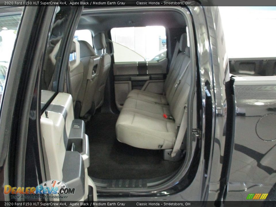 2020 Ford F150 XLT SuperCrew 4x4 Agate Black / Medium Earth Gray Photo #24