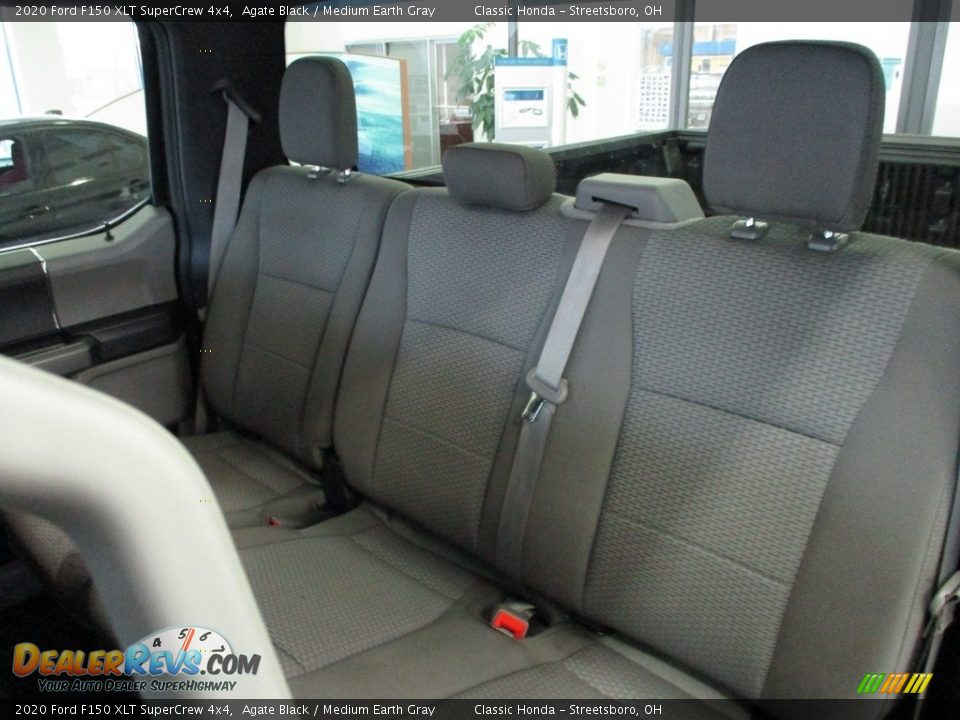 2020 Ford F150 XLT SuperCrew 4x4 Agate Black / Medium Earth Gray Photo #25