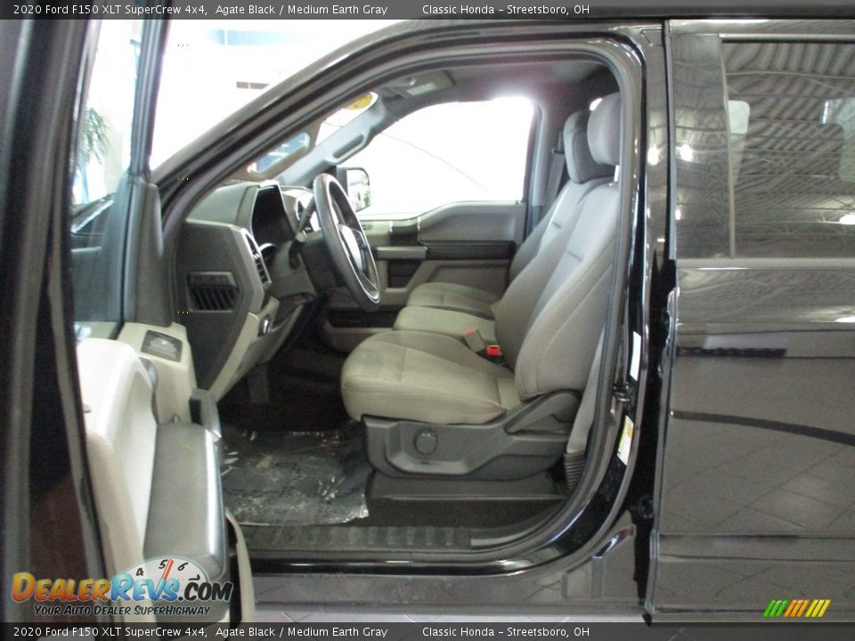 2020 Ford F150 XLT SuperCrew 4x4 Agate Black / Medium Earth Gray Photo #27