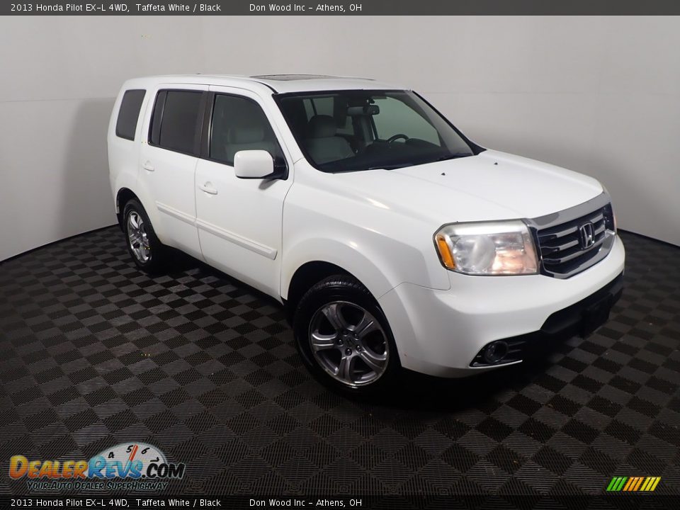 2013 Honda Pilot EX-L 4WD Taffeta White / Black Photo #4