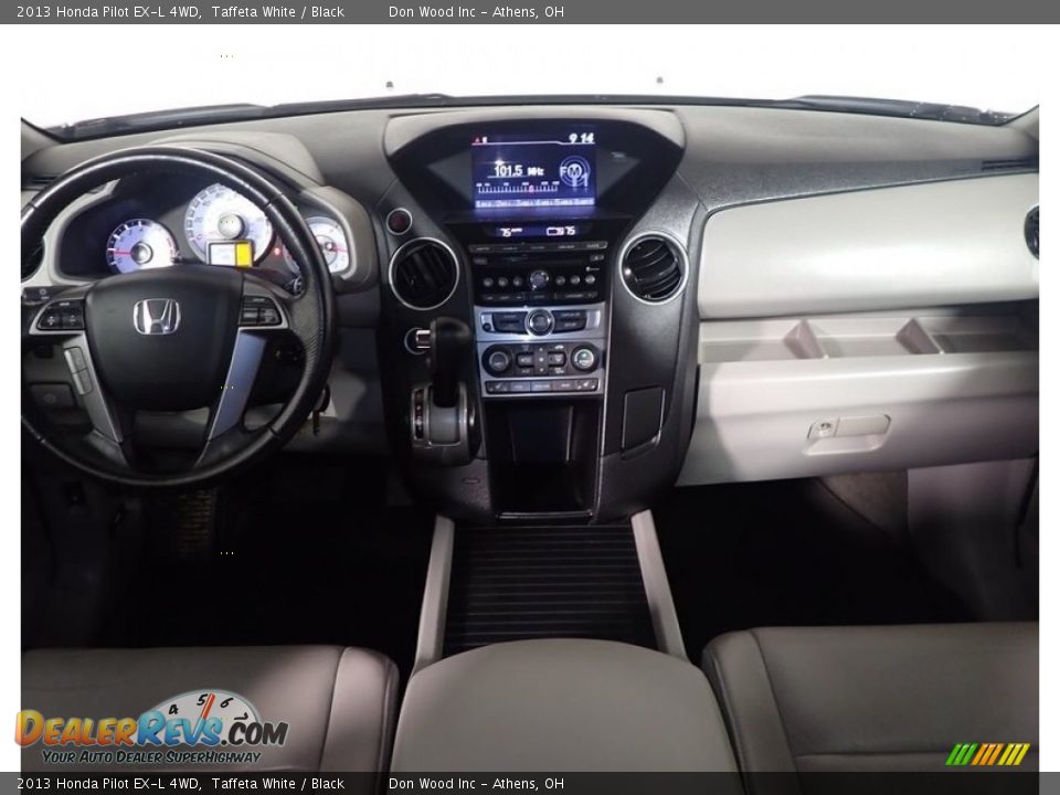 2013 Honda Pilot EX-L 4WD Taffeta White / Black Photo #27