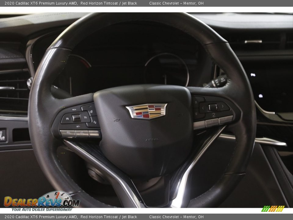 2020 Cadillac XT6 Premium Luxury AWD Steering Wheel Photo #7