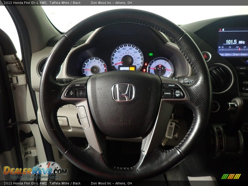 2013 Honda Pilot EX-L 4WD Taffeta White / Black Photo #29