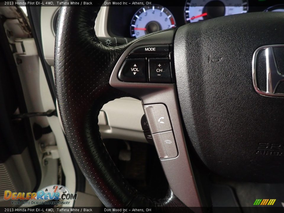 2013 Honda Pilot EX-L 4WD Taffeta White / Black Photo #31