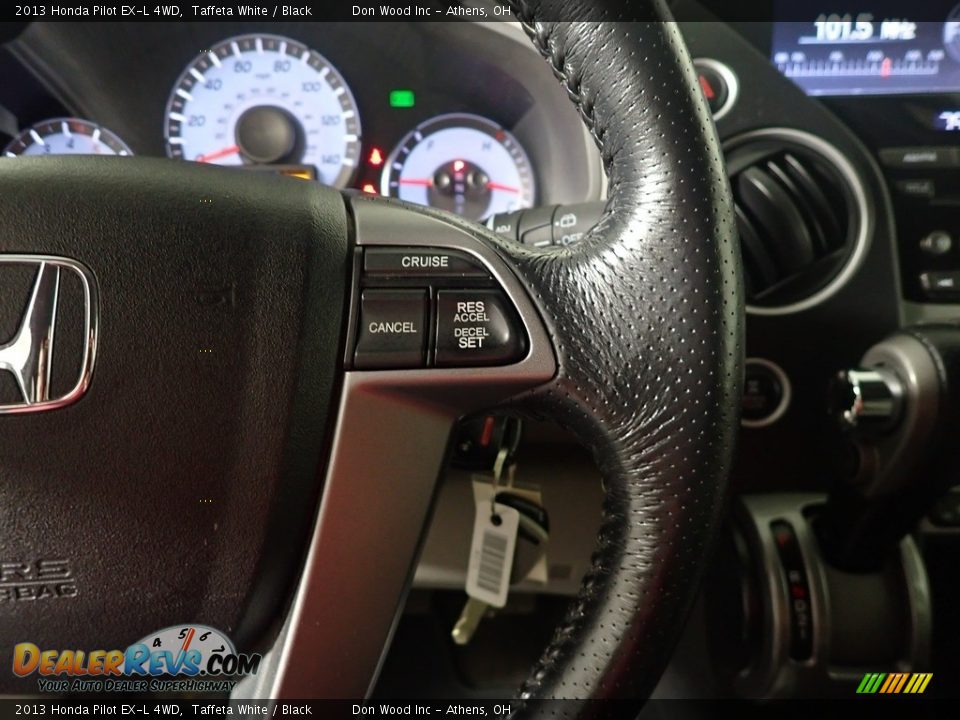 2013 Honda Pilot EX-L 4WD Taffeta White / Black Photo #32