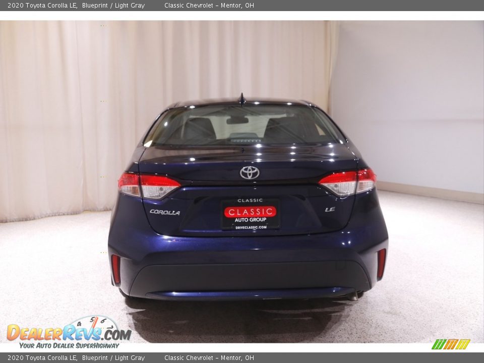 2020 Toyota Corolla LE Blueprint / Light Gray Photo #16