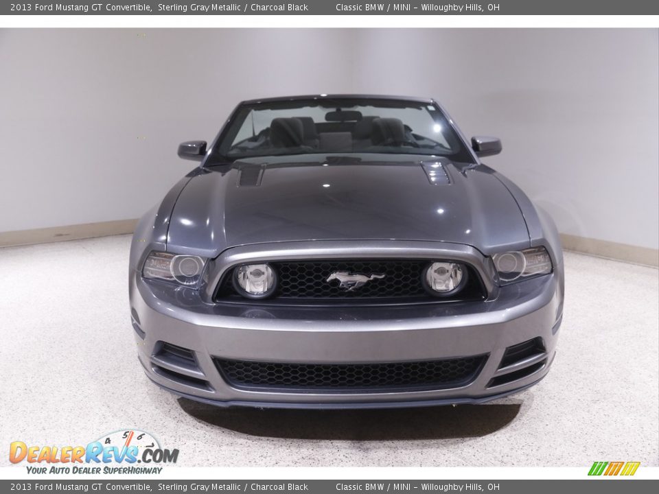 2013 Ford Mustang GT Convertible Sterling Gray Metallic / Charcoal Black Photo #3