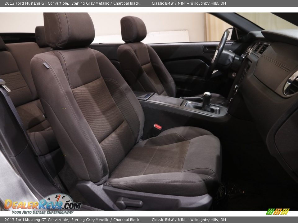 Front Seat of 2013 Ford Mustang GT Convertible Photo #14