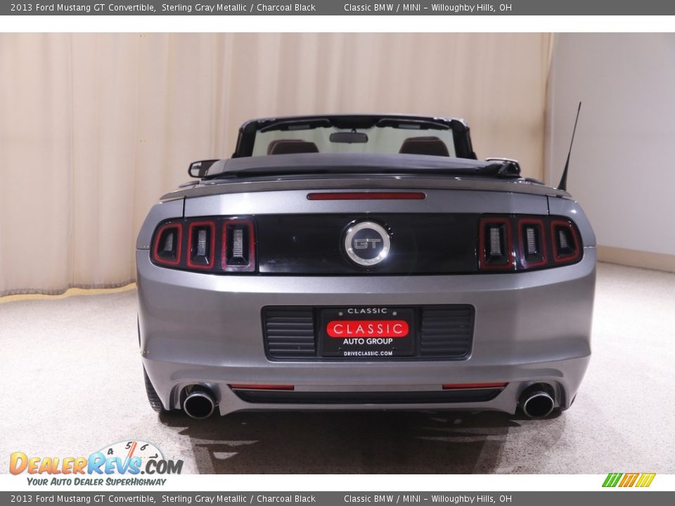 2013 Ford Mustang GT Convertible Sterling Gray Metallic / Charcoal Black Photo #17