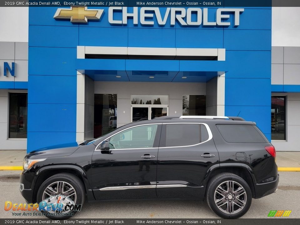 2019 GMC Acadia Denali AWD Ebony Twilight Metallic / Jet Black Photo #1