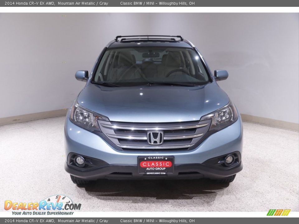 2014 Honda CR-V EX AWD Mountain Air Metallic / Gray Photo #2