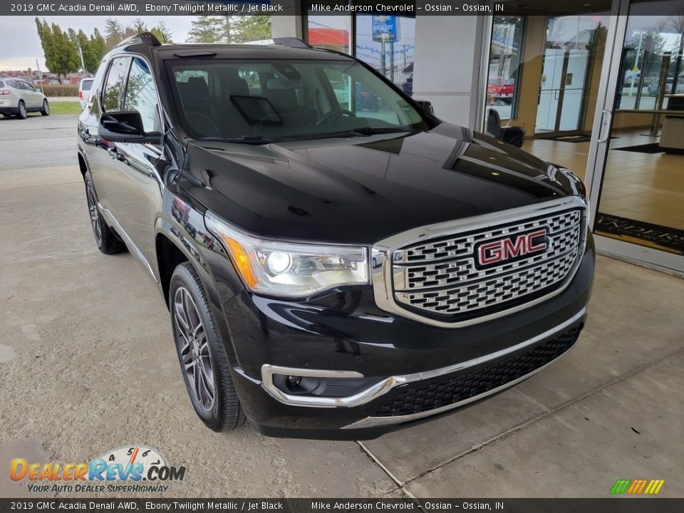 2019 GMC Acadia Denali AWD Ebony Twilight Metallic / Jet Black Photo #2